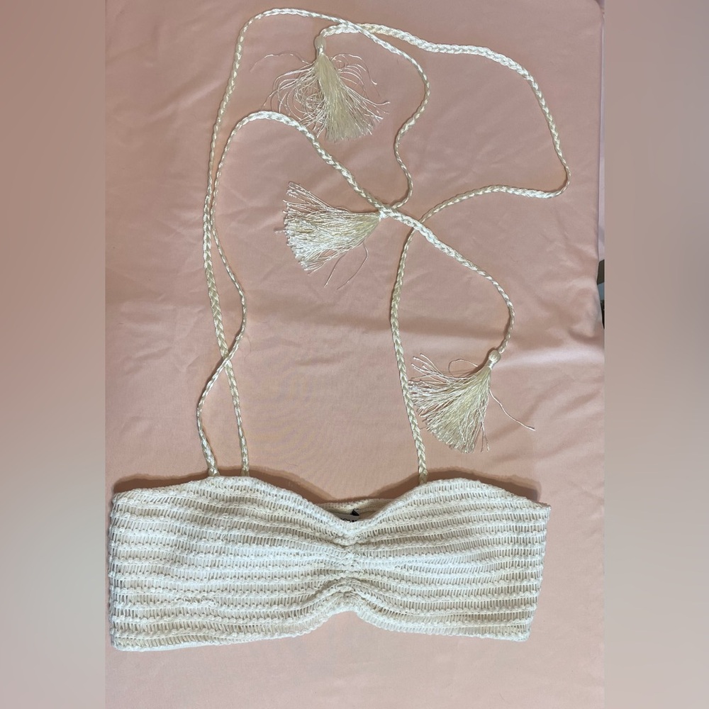 Fashion Nova size Medium white tube top